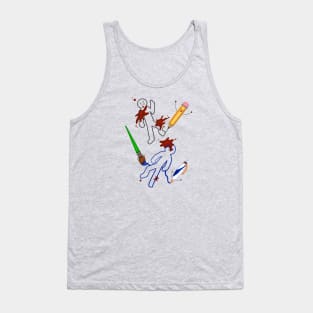 Let’s Draw Chalklines! Tank Top